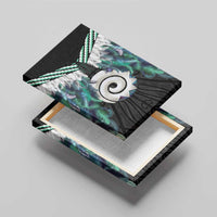 Aotearoa Korowai Motif Canvas Wall Art Maori Koru Poutama