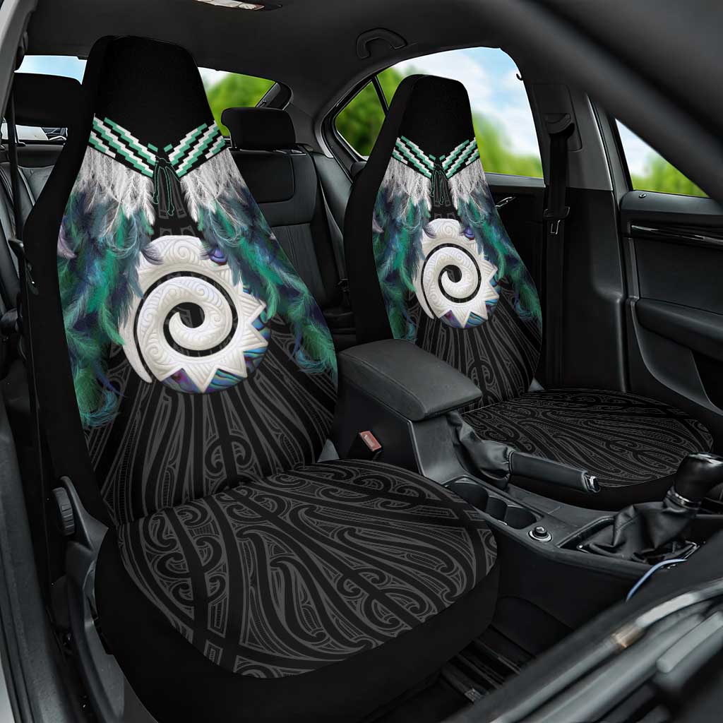 Aotearoa Korowai Motif Car Seat Cover Maori Koru Poutama