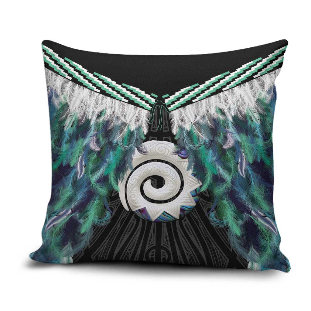 Aotearoa Korowai Motif Pillow Cover Maori Koru Poutama - Polynesian Pride