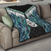 Aotearoa Korowai Motif Quilt Maori Koru Poutama