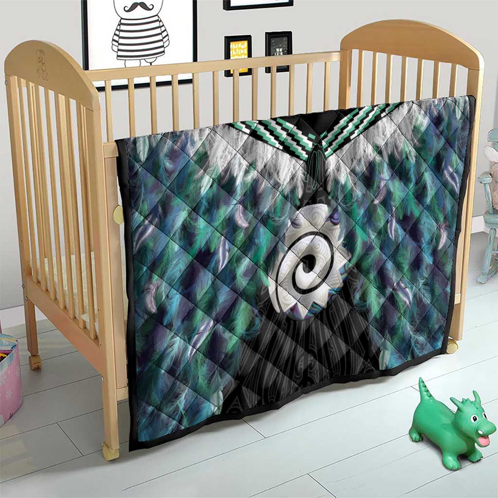 Aotearoa Korowai Motif Quilt Maori Koru Poutama