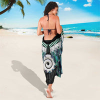 Aotearoa Korowai Motif Sarong Maori Koru Poutama