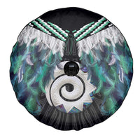 Aotearoa Korowai Motif Spare Tire Cover Maori Koru Poutama