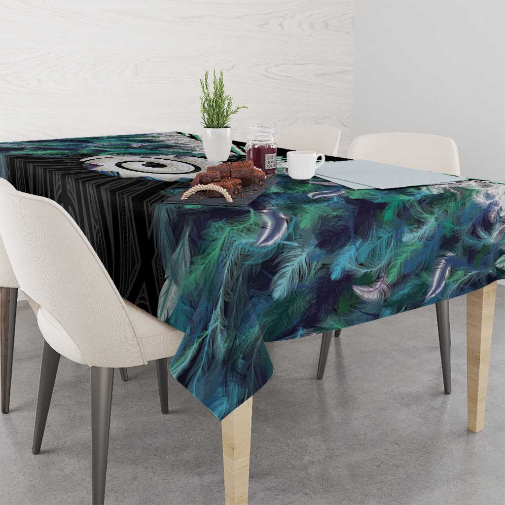 Aotearoa Korowai Motif Tablecloth Maori Koru Poutama