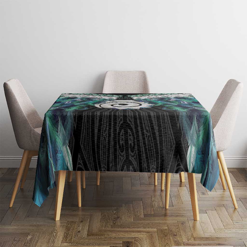 Aotearoa Korowai Motif Tablecloth Maori Koru Poutama
