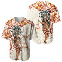 Heiva i Tahiti Baseball Jersey Ori Tahitian Dance Tiare Maori