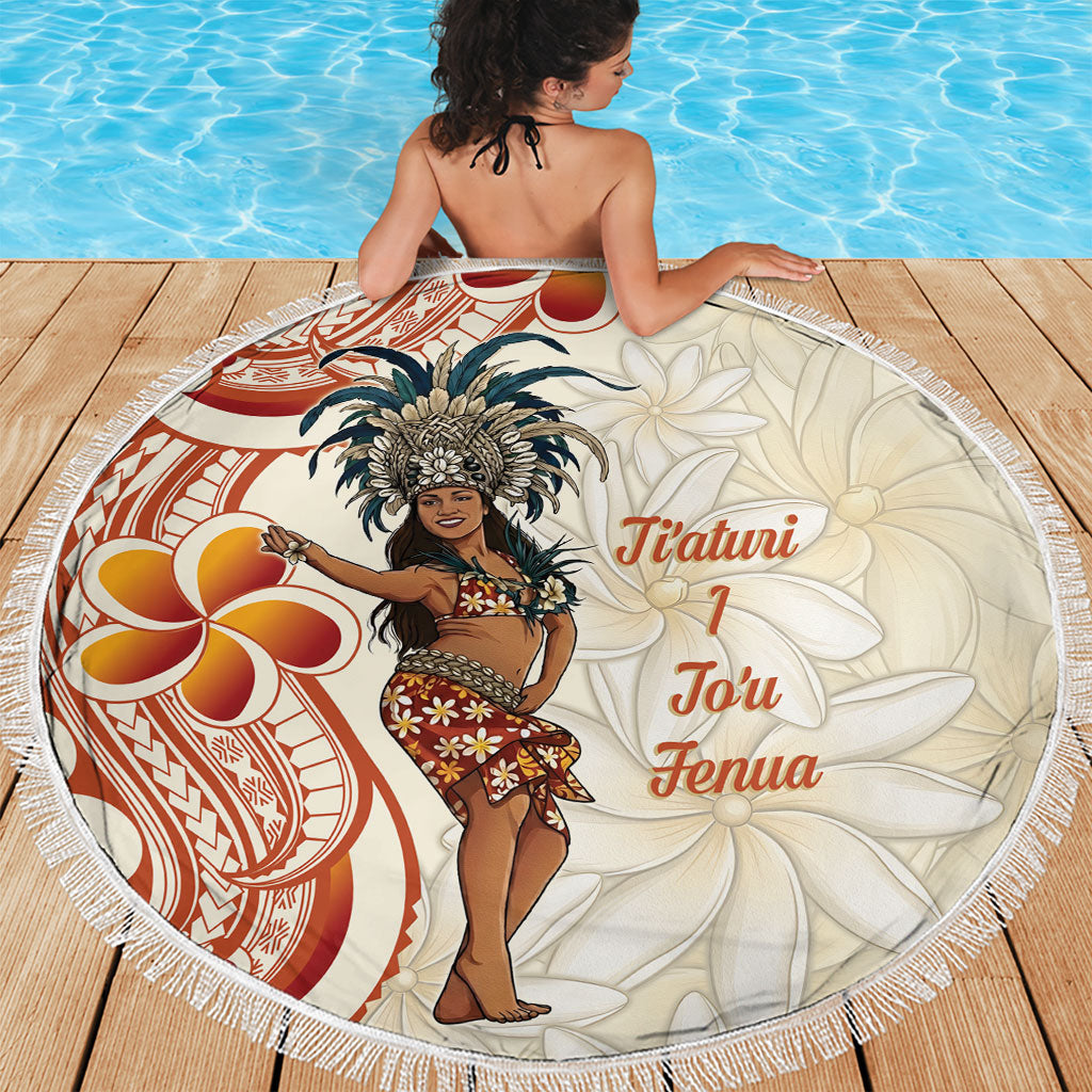 Heiva i Tahiti Beach Blanket Ori Tahitian Dance Tiare Maori