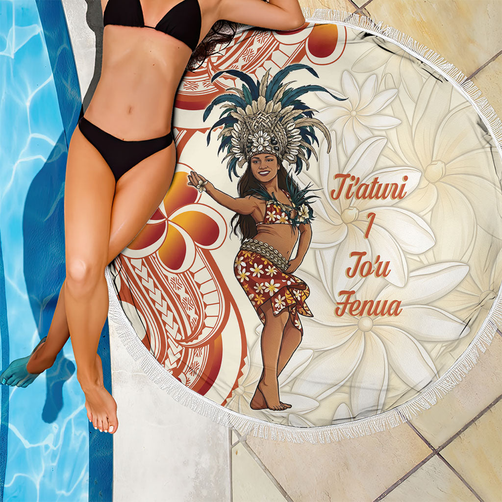 Heiva i Tahiti Beach Blanket Ori Tahitian Dance Tiare Maori