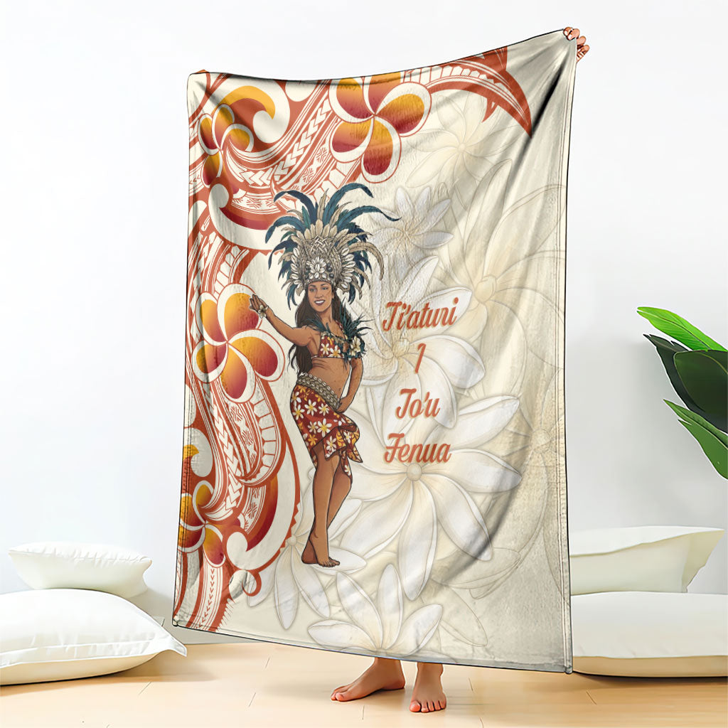 Heiva i Tahiti Blanket Ori Tahitian Dance Tiare Maori