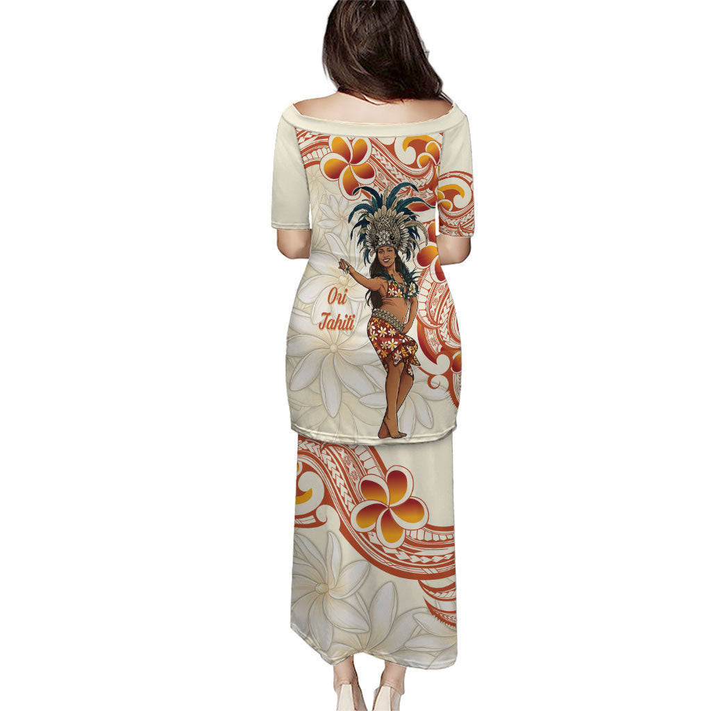 Heiva i Tahiti Family Matching Puletasi and Hawaiian Shirt Ori Tahitian Dance Tiare Maori