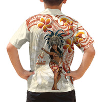 Heiva i Tahiti Family Matching Summer Maxi Dress and Hawaiian Shirt Ori Tahitian Dance Tiare Maori LT14 - Polynesian Pride