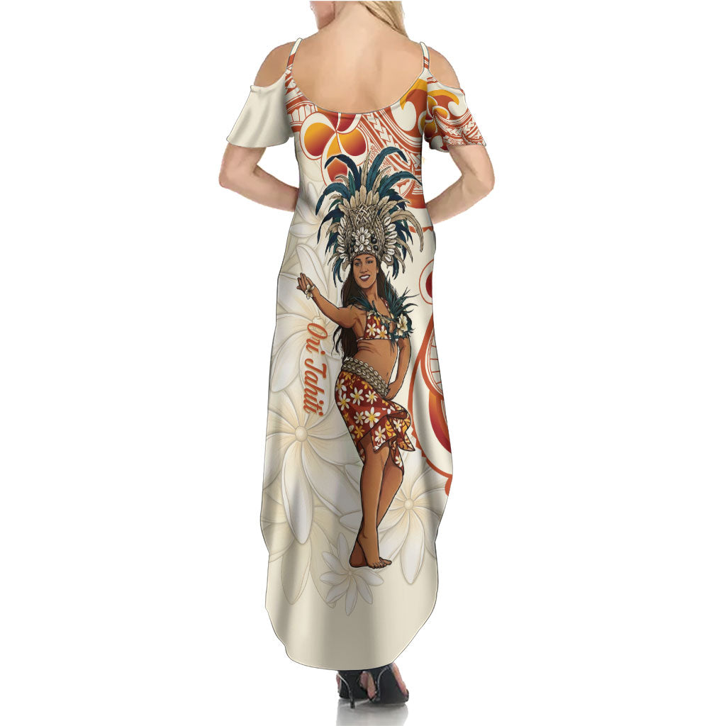 Heiva i Tahiti Family Matching Summer Maxi Dress and Hawaiian Shirt Ori Tahitian Dance Tiare Maori LT14 - Polynesian Pride