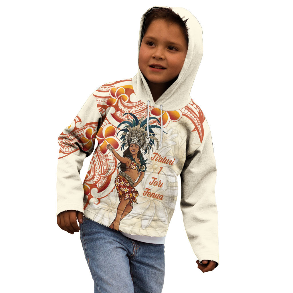 Heiva i Tahiti Kid Hoodie Ori Tahitian Dance Tiare Maori LT14 - Polynesian Pride