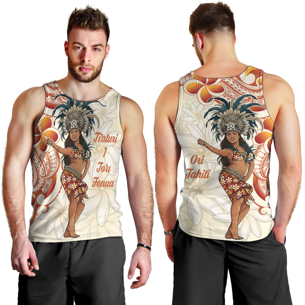 Heiva i Tahiti Men Tank Top Ori Tahitian Dance Tiare Maori