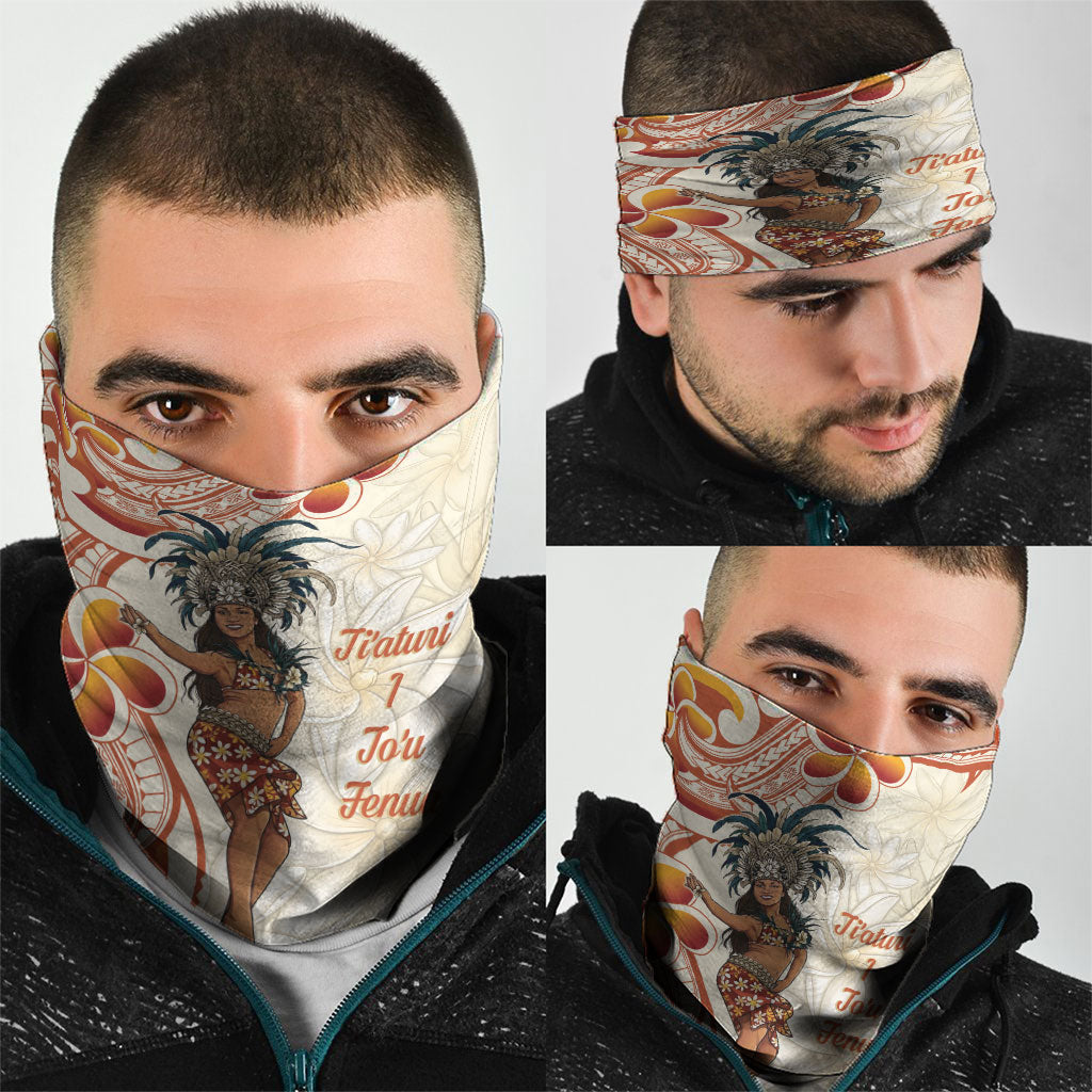 Heiva i Tahiti Neck Gaiter Ori Tahitian Dance Tiare Maori LT14 - Polynesian Pride