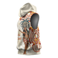 Heiva i Tahiti Sleeveless Hoodie Ori Tahitian Dance Tiare Maori