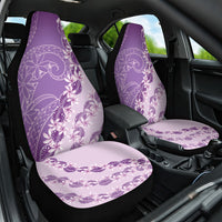 Heiva i Tahiti Car Seat Cover Tahitian Tiare Maori Cowrie Lei Purple