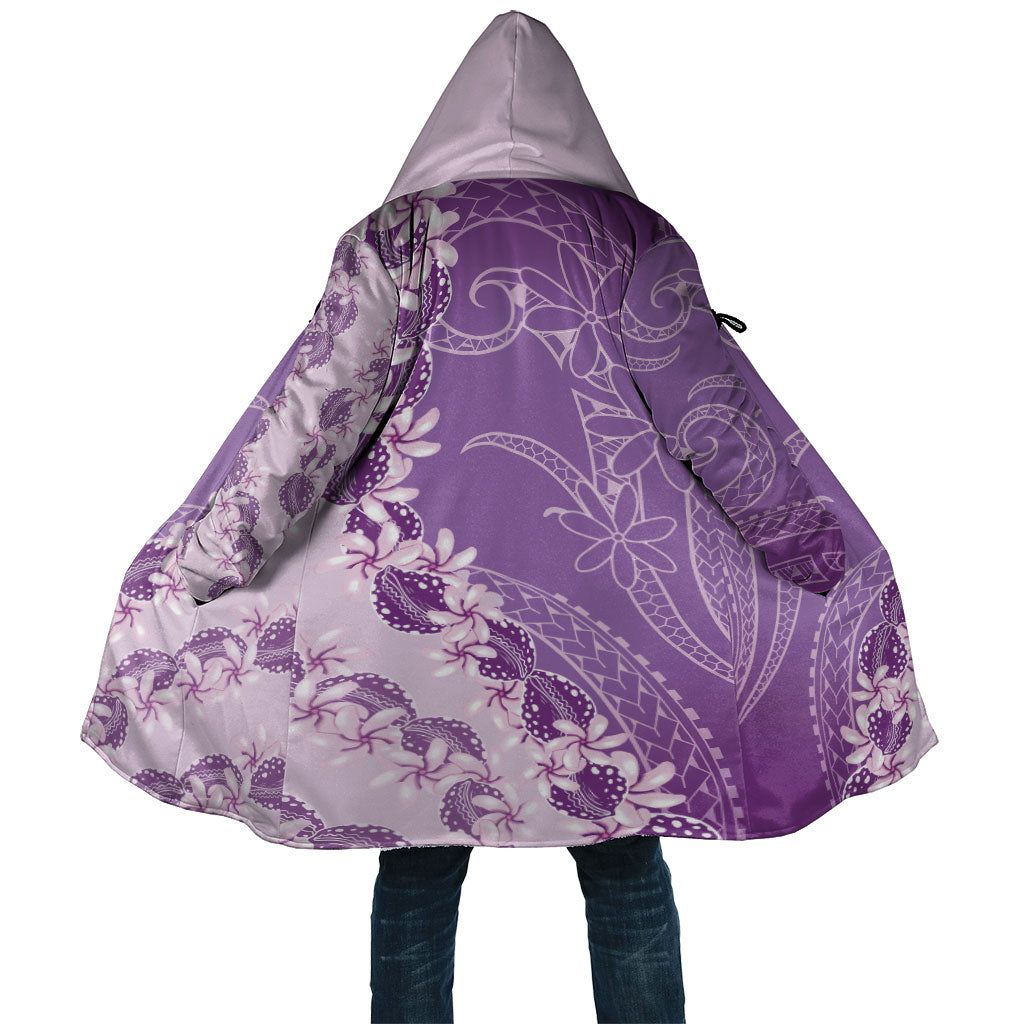 Heiva i Tahiti Cloak Tahitian Tiare Maori Cowrie Lei Purple
