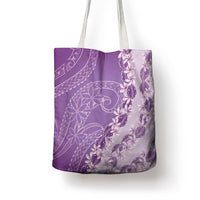 Heiva i Tahiti Tote Bag Tahitian Tiare Maori Cowrie Lei Purple LT14 - Polynesian Pride