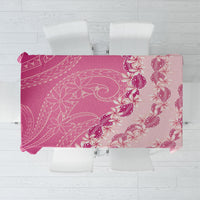 Heiva i Tahiti Tablecloth Tahitian Tiare Maori Cowrie Lei Pink LT14 Pink - Polynesian Pride