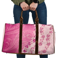 Heiva i Tahiti Travel Bag Tahitian Tiare Maori Cowrie Lei Pink LT14 Pink - Polynesian Pride