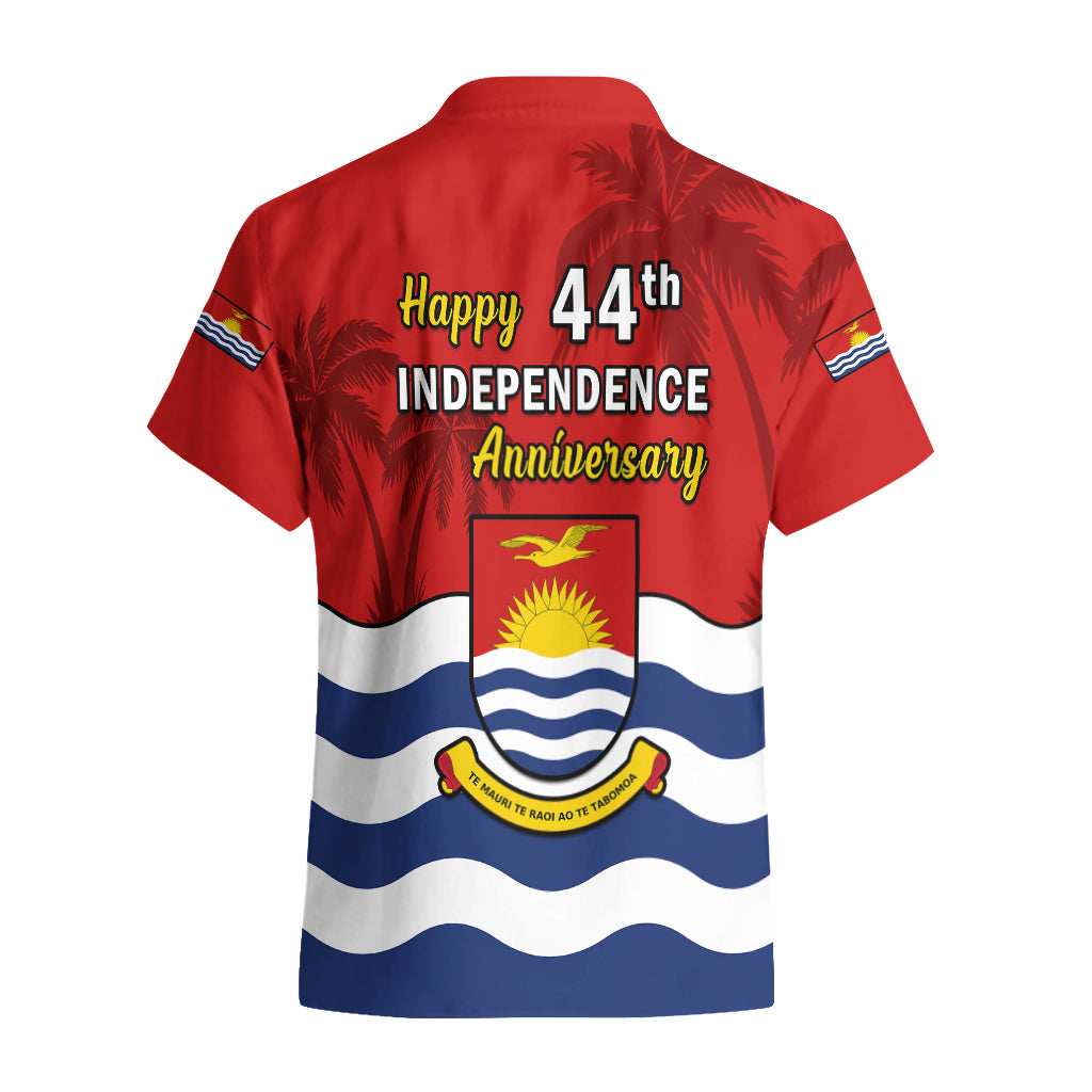 Polynesian Pride Kiribati Independence Day Hawaiian Shirt Happy 44th Anniversary Flag Style LT14 - Polynesian Pride