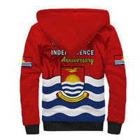 Polynesian Pride Kiribati Independence Day Sherpa Hoodie Happy 44th Anniversary Flag Style LT14 - Polynesian Pride