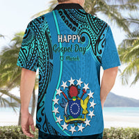 13 March Penrhyn Island Gospel Day Hawaiian Shirt Cook Islands Tribal Pattern LT14 - Polynesian Pride