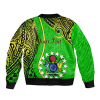 Personalised 25 May Palmerston Island Gospel Day Bomber Jacket Cook Islands Tribal Pattern LT14 - Polynesian Pride