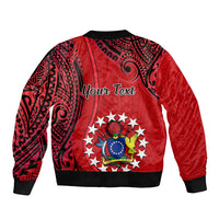 Personalised 20 July Atiu Island Gospel Day Bomber Jacket Cook Islands Tribal Pattern LT14 - Polynesian Pride