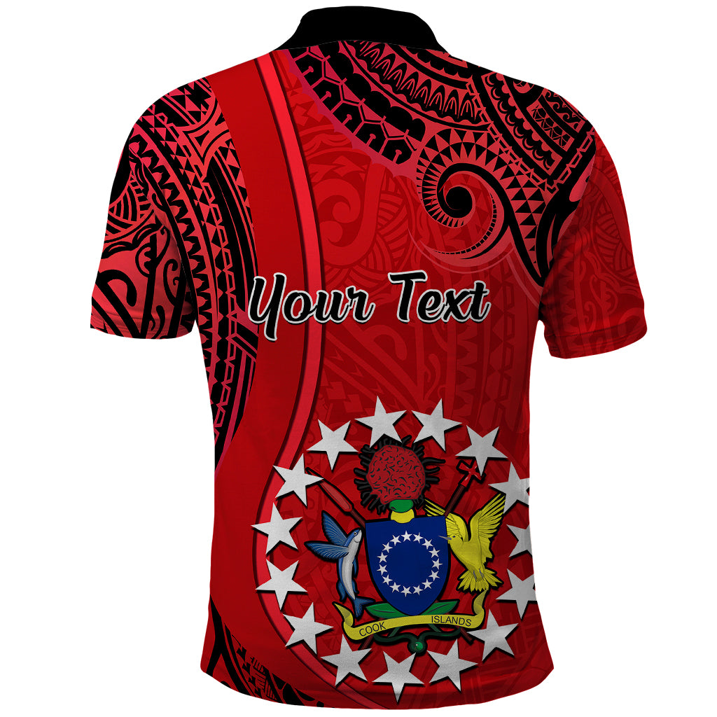 Custom 20 July Atiu Island Gospel Day Polo Shirt Cook Islands Tribal Pattern LT14 - Polynesian Pride