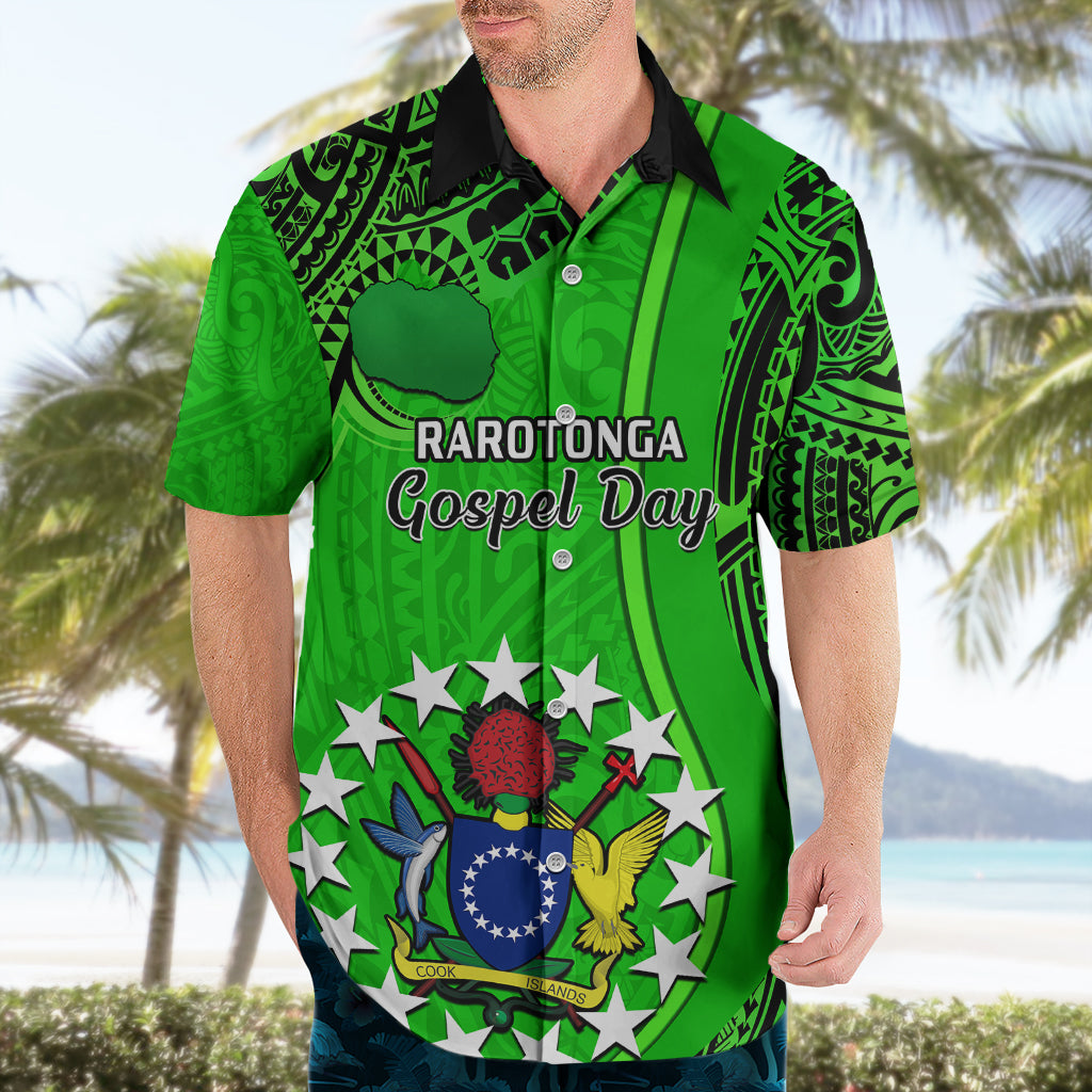 25 July Rarotonga Island Gospel Day Hawaiian Shirt Cook Islands Tribal Pattern LT14 - Polynesian Pride