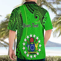 Personalised 21 July Mitiaro Island Gospel Day Hawaiian Shirt Cook Islands Tribal Pattern LT14 - Polynesian Pride