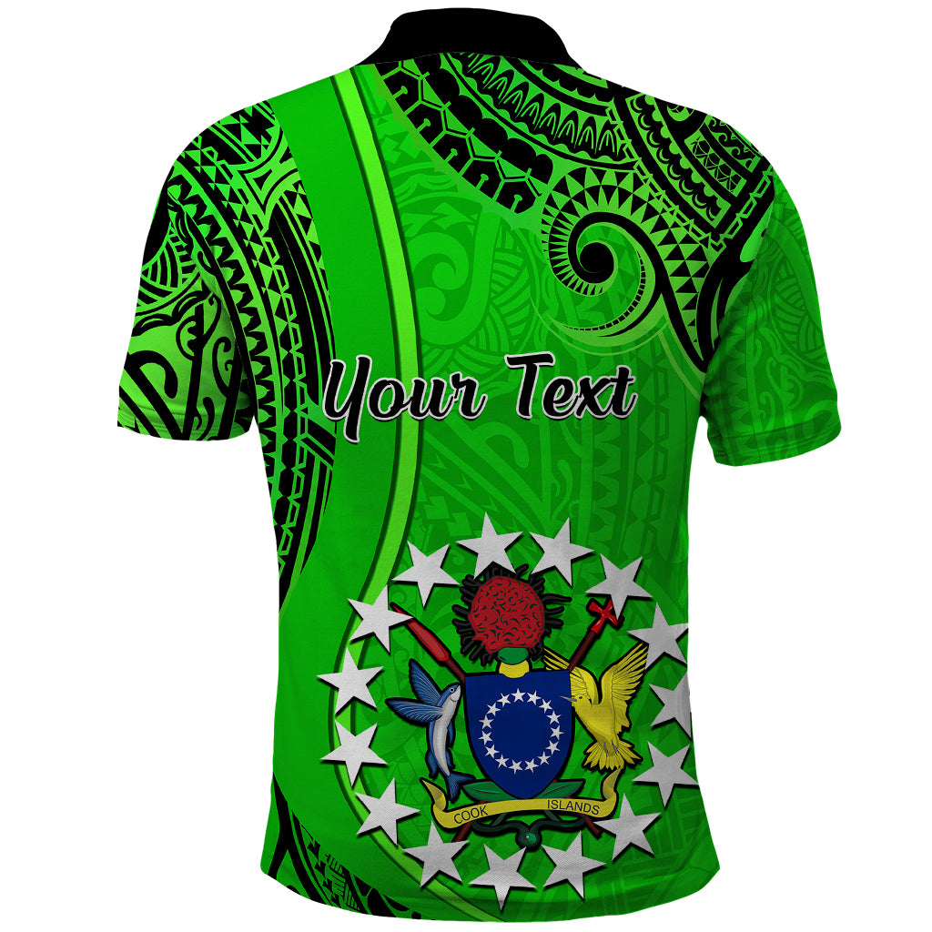 Custom 21 July Mitiaro Island Gospel Day Polo Shirt Cook Islands Tribal Pattern LT14 - Polynesian Pride