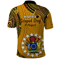 8 August Manihiki Island Gospel Day Polo Shirt Cook Islands Tribal Pattern LT14 - Polynesian Pride
