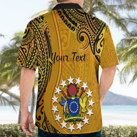 Personalised 8 August Manihiki Island Gospel Day Hawaiian Shirt Cook Islands Tribal Pattern LT14 - Polynesian Pride