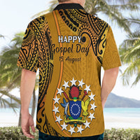 15 August Rakahanga Island Gospel Day Hawaiian Shirt Cook Islands Tribal Pattern LT14 - Polynesian Pride