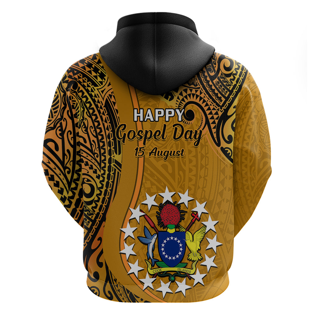 15 August Rakahanga Island Gospel Day Hoodie Cook Islands Tribal Pattern LT14 - Polynesian Pride