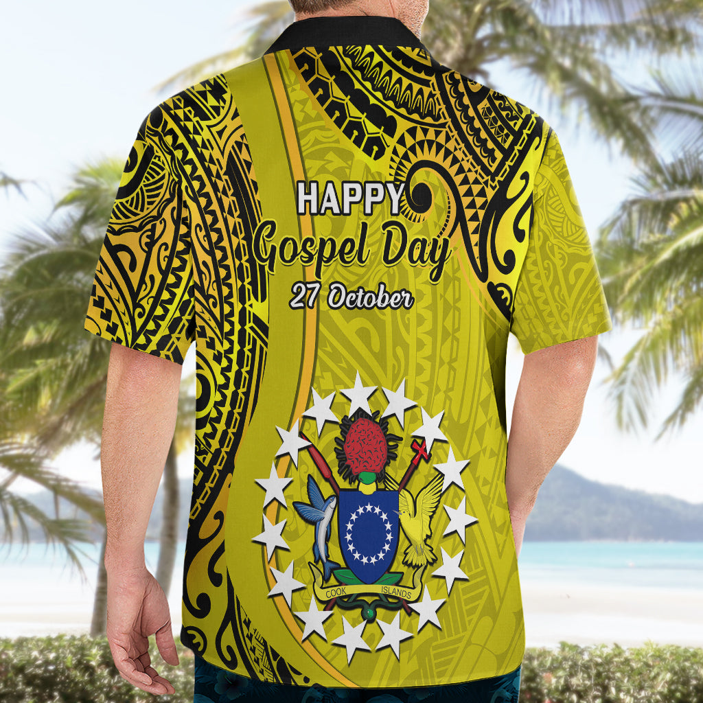27 October Aitutaki Island Gospel Day Hawaiian Shirt Cook Islands Tribal Pattern LT14 - Polynesian Pride
