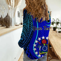 Personalised 8 December Pukapuka Island Gospel Day Women Casual Shirt Cook Islands Tribal Pattern LT14 - Polynesian Pride