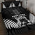 New Zealand Silver Fern Rugby Quilt Bed Set Haka Dance With Aotearoa Maori Pattern