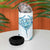 New Zealand Manta Ray Tattoo 4 in 1 Can Cooler Tumbler Aotearoa Maori Haehae Paua Shell - Polynesian Pride