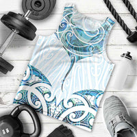 New Zealand Manta Ray Tattoo Men Tank Top Aotearoa Maori Haehae Paua Shell - Polynesian Pride