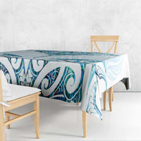New Zealand Manta Ray Tattoo Tablecloth Aotearoa Maori Haehae Paua Shell - Polynesian Pride