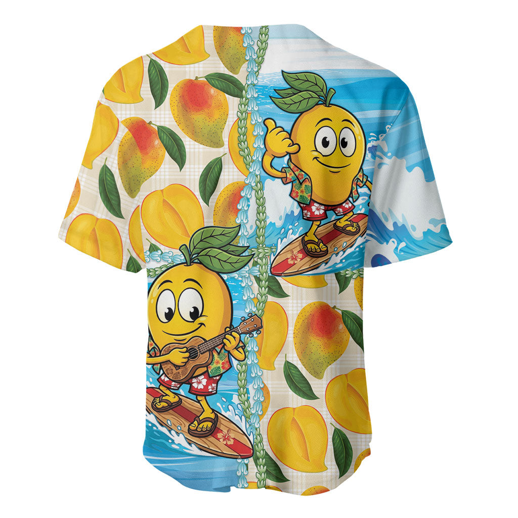 Aloha Hawaii Summer Baseball Jersey Hawaiian Lei Surfing Mango Palaka Motifs LT14 - Polynesian Pride