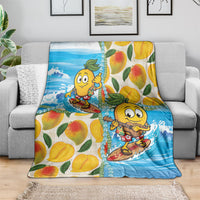 Aloha Hawaii Summer Blanket Hawaiian Lei Surfing Mango Palaka Motifs LT14 - Polynesian Pride