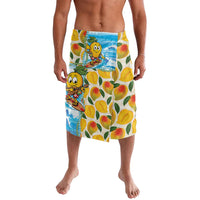 Aloha Hawaii Summer Lavalava Hawaiian Lei Surfing Mango Palaka Motifs LT14 Blue - Polynesian Pride