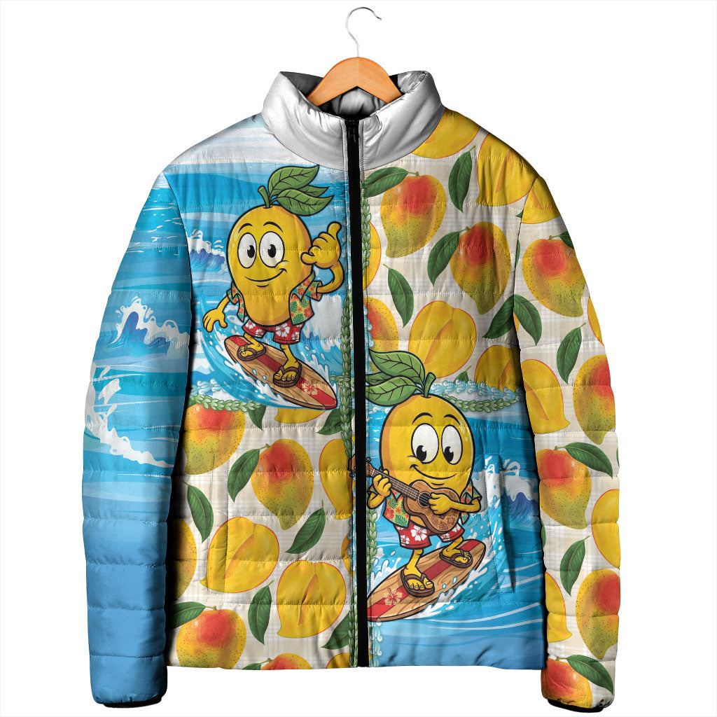 Aloha Hawaii Summer Padded Jacket Hawaiian Lei Surfing Mango Palaka Motifs LT14 - Polynesian Pride