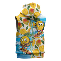 Aloha Hawaii Summer Sleeveless Zip Hoodie Hawaiian Lei Surfing Mango Palaka Motifs LT14 - Polynesian Pride