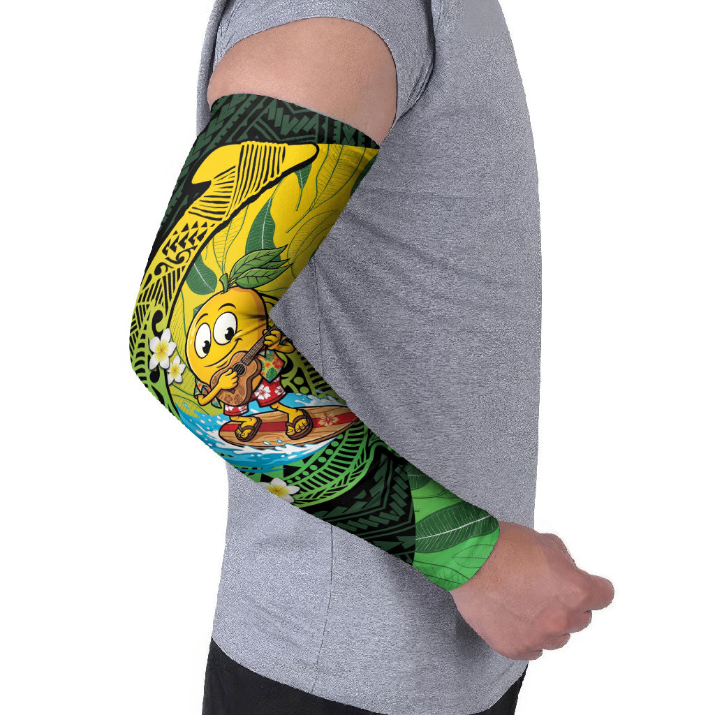 Hawaii Surfing Mango Arm Sleeves Manako Polynesian Fish Hook LT14 - Polynesian Pride